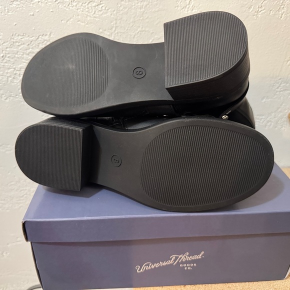 Universal Thread Black Connor Ankle Boots -Brand New - Picture 6 of 6